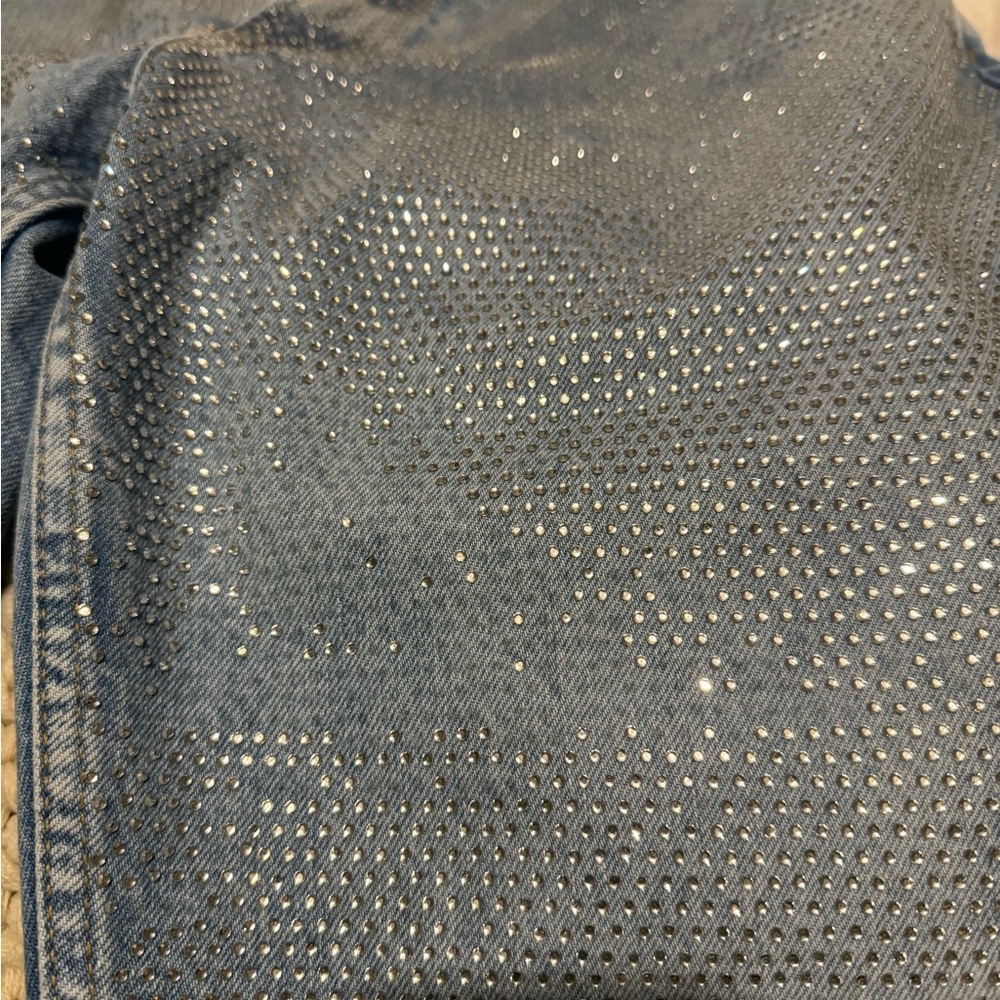 Zara Rhinestone Jeans - Picture 5 of 7